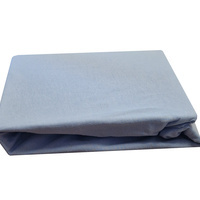 Kokvilnas (trikotāžas) palags ar gumiju 60x120 cm GAIŠZILS- 4736