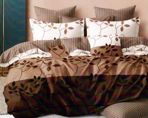 Kokvilnas satīna gultas veļas kompl.160x200 cm- 20276