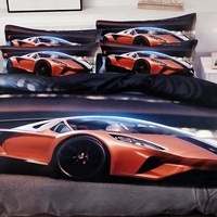 Kokvilnas (satīna) 3D gultas veļas kompl.160x200 cm- 22810