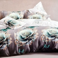 Kokvilnas (satīna) segas pārvalks 180x200 cm AR SLĒDZI- 23144